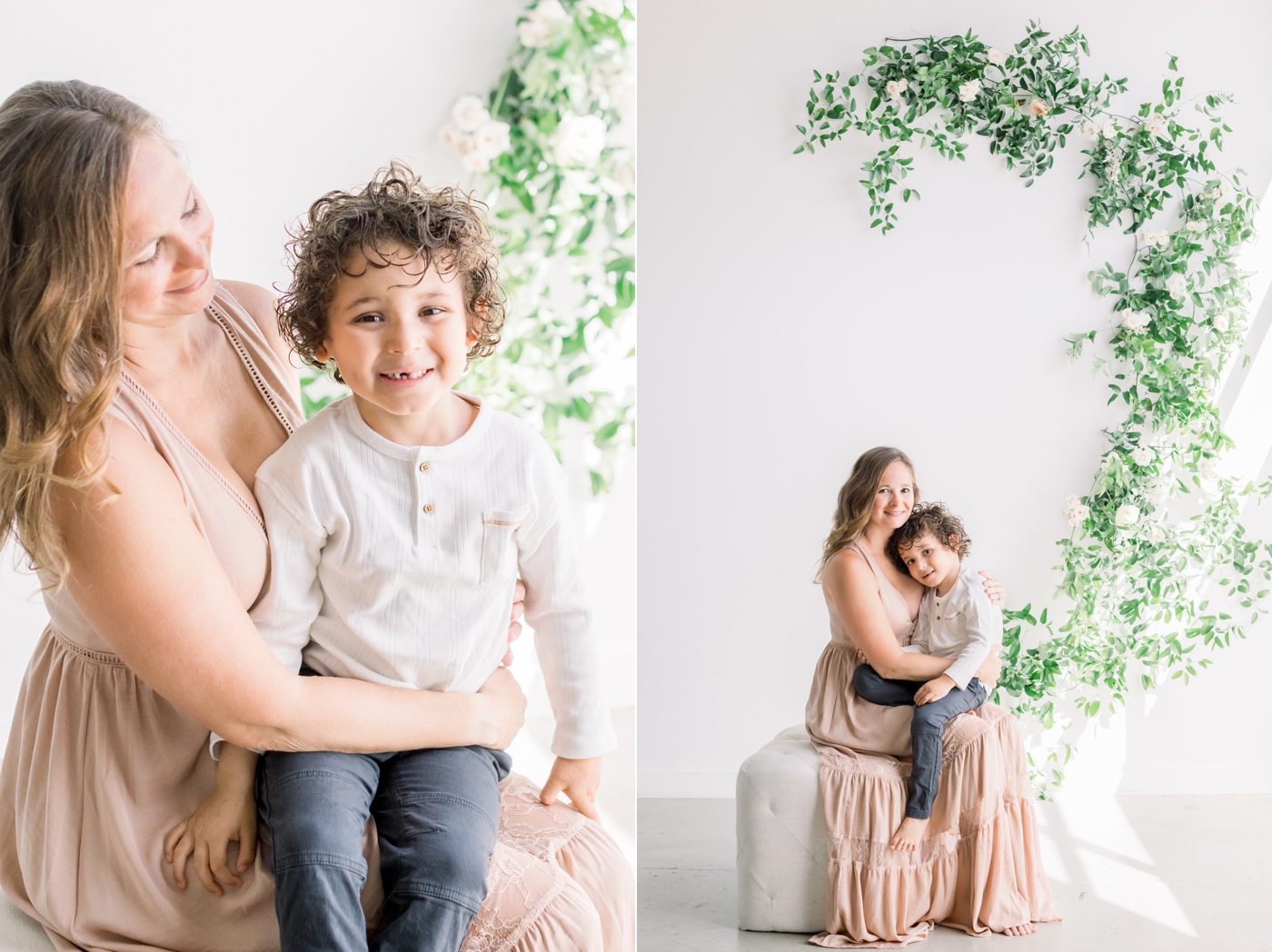 Images of Mom with son during Sana Ahmed Photography's 2020 Celebrating Motherhood Event. 