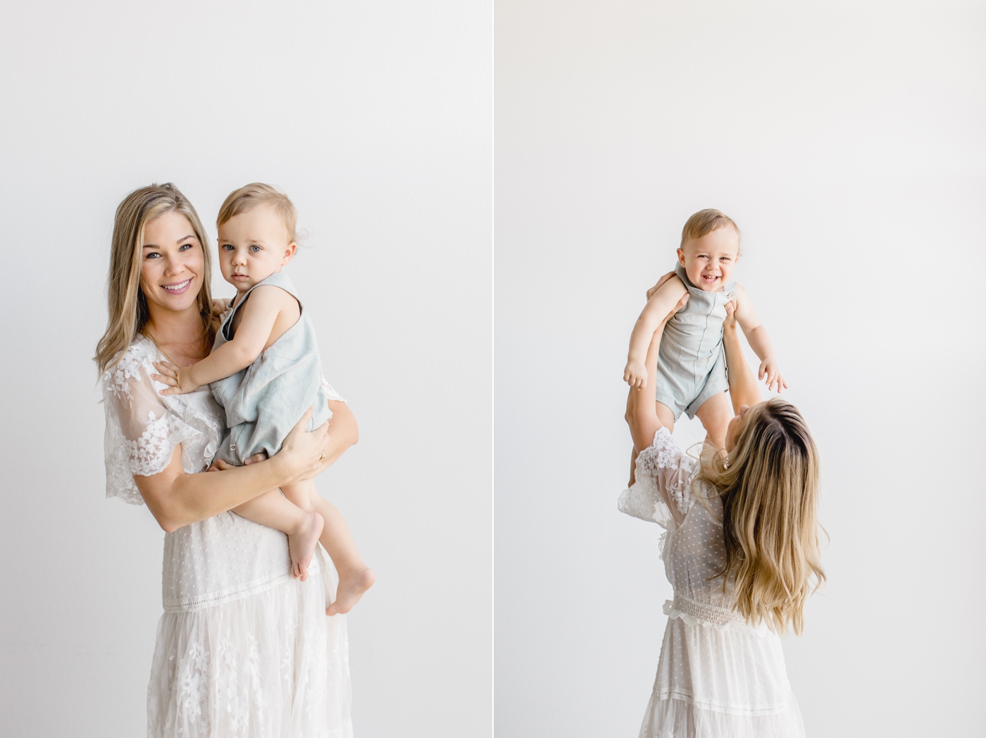 Mother and son photos by Sana Ahmed Photography in her natural light studio in North Austin. 