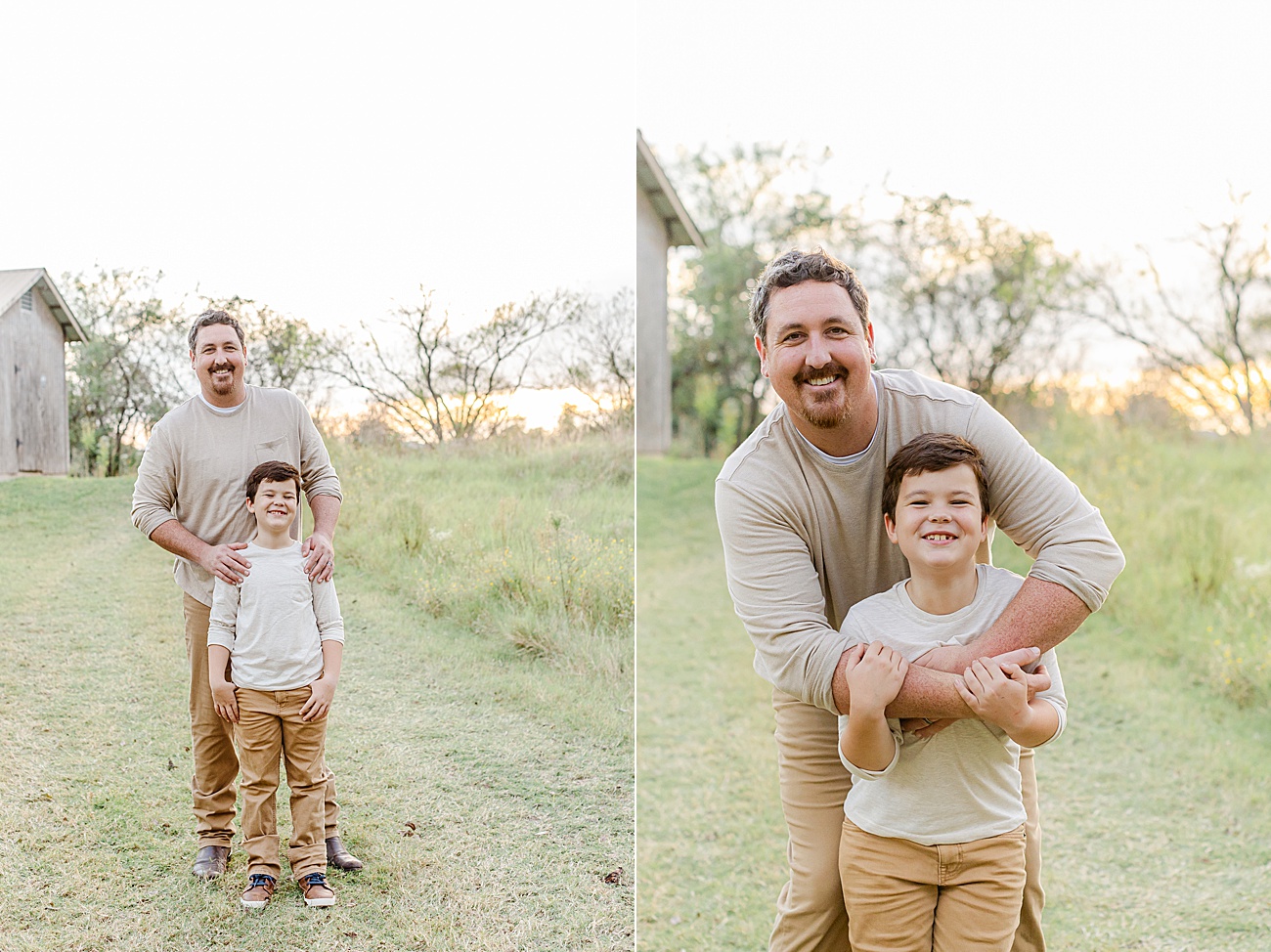 Sweet Dad and son photos during session with Sana Ahmed Photography