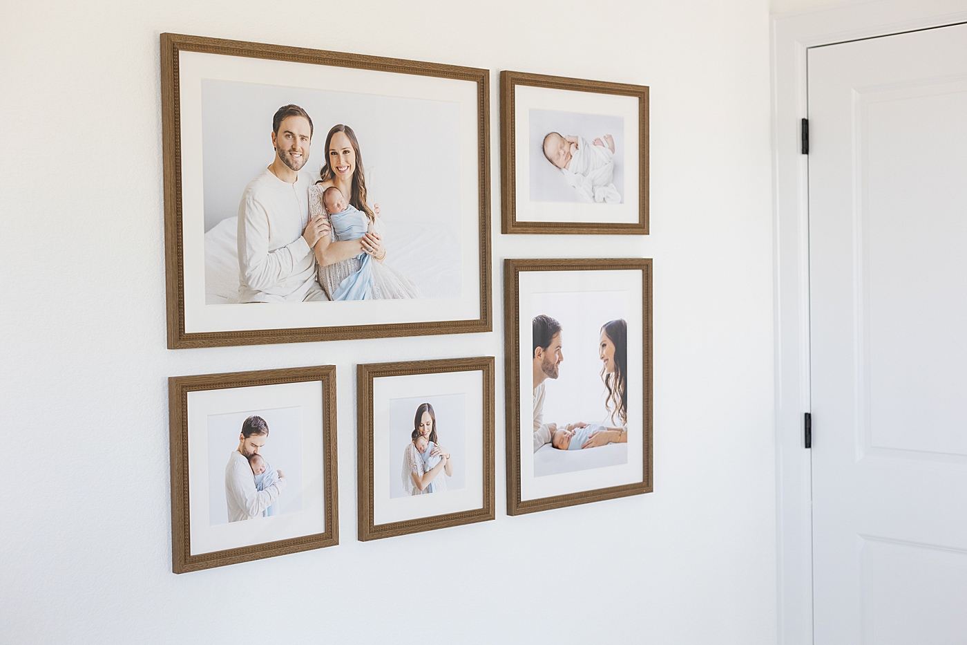 Gallery wall in clients home | Image by Sana Ahmed Photography
