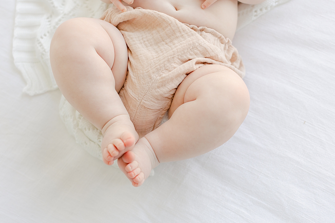 Detail of baby girl's feet | Image by Sana Ahmed Photography