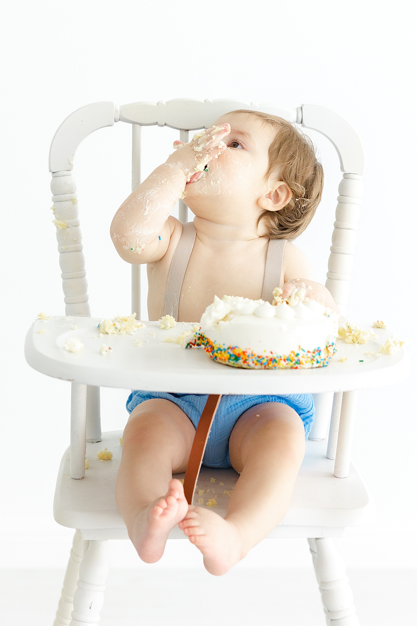 during his cake smash session | Image by Sana Ahmed